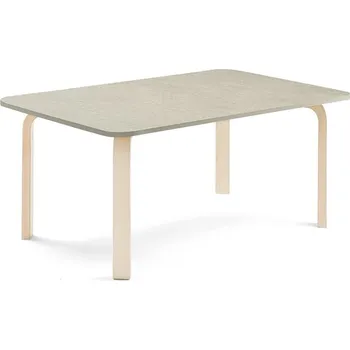 Psací stůl Stůl ELTON, 1200x800x530 mm, bříza, akustické linoleum, šedá