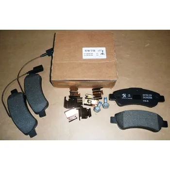 Brzdová destička Zadní brzdové destičky PSA OE 1614412180