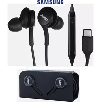 Sluchátka Samsung-AKG Stereo sluchátka AKG pro Samsung Galaxy S23 FE, USB-C, originální příslušenství pro mobilní telefony a jiná zařízení s přenosem zvuku přes konektor Typu-C