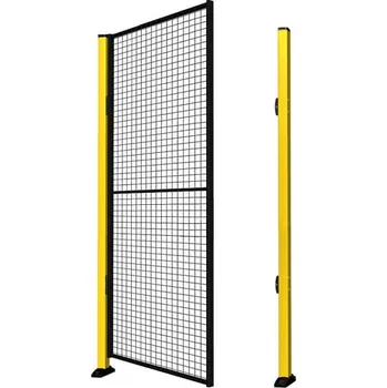 Plot Jednokřídlé dveře X-GUARD, včetně sloupků a drátěné výplně, bez překladu, 1400x1500 mm