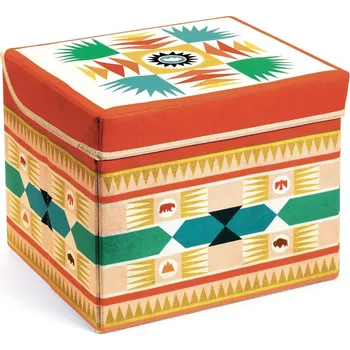 dětská jídelní sada Djeco Box Na Hračky A Sedátko Teepe