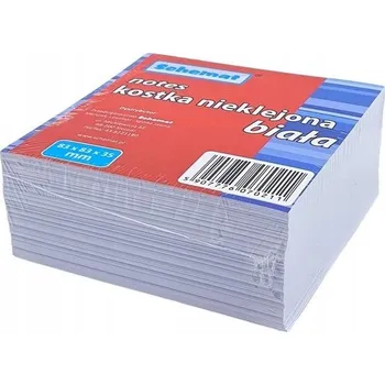 Blok Školní potřeby Zápisník Notes SAMOLEPICÍ bločky Papírová kostka