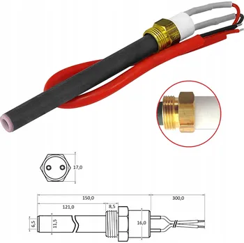 Zapalovač Keramické zapalovací tělísko pro peletový hořák Kipi