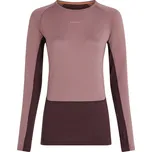 Dámské triko Icebreaker Merino 260 ZoneKnit LS Crewe Velikost: M / Barva: růžová