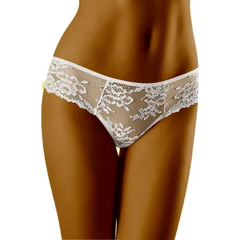 Dámské spodní prádlo Dámské kalhotky LOLA Bílá - WOLBAR Barva: Bílá, Velikost: S