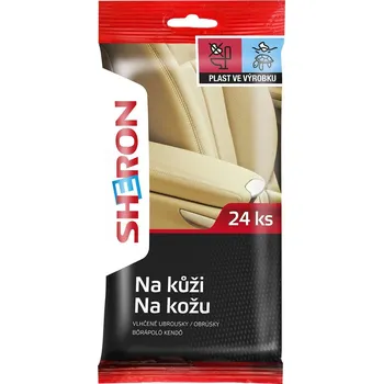 Autokosmetika SHERON Ubrousky na kůži 24 ks SHR 1720021