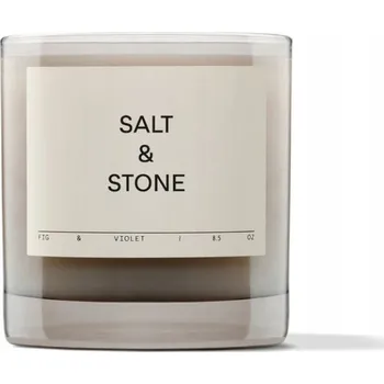 Svíčka Salt & Stone Přírodní sójovo-kokosová svíčka Fík & Fialka