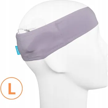 Sportovní pásek pro řečové procesory / implantáty - liliový - vel. L