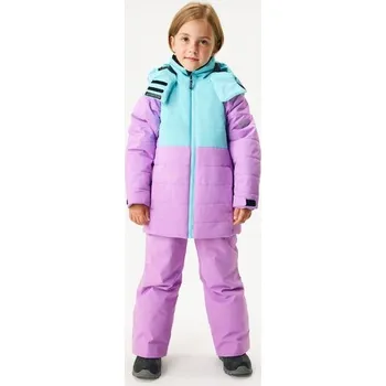 Dívčí kalhoty Unuo Dětské zimní rostoucí oteplovačky Ski, Lila - 158/164
