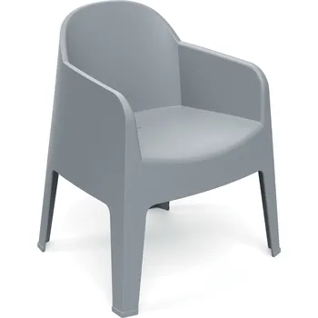 Lazy Momo Židle s područkami MILANE 680x600x805 mm Barva: Šedá