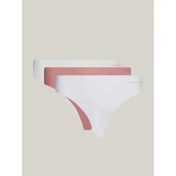 Dámské spodní prádlo Dámské kalhotky 3Pack BRAZILIAN UW0UW03871 0R2 bílé/sv.béžové/růž - Tommy Hilfiger Velikost: S