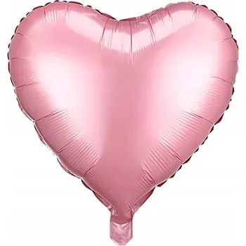 Balónek Matné SRDCE na Baby Shower, svatba, narozeniny – růžové