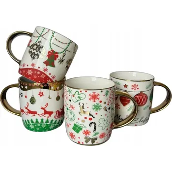 Hrnek LUXITO Vánoční porcelánový 360 ml