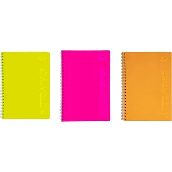 Sešit Sešit A4 s linkami pro dívky, velký sešit pro chlapce od astra papiernicze, 100 listů