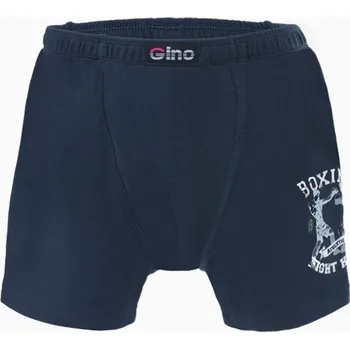 Chlapecké spodní prádlo Chlapecké boxerky s delší nohavičkou s potiskem 64006P - lékořice bílá - 164/170