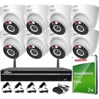 IP kamera WIFI 4MPx monitorovací kamera DAHUA pro 8 kamer T4A-PV venkovní Dual Light Audio