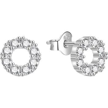 Náušnice AGATO Elegantní stříbrné náušnice se zirkony AGT-E020PW