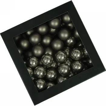 Vánoční dekorace Sada vánočních skleněných baněk 3 cm, žulová zelená, sada 72 ks