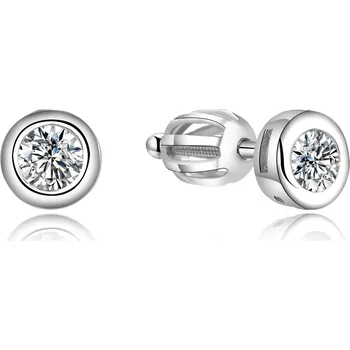 Náušnice AGATO Stříbrné náušnice pecky AGUP1559S