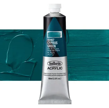 Vodová barva Akrylová barva Holbein Heavy Body - Cyprus Green Balení: 60 ml