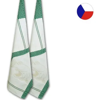 Utěrka Kuchyňské utěrky pro rybáře EXTRA Štika 2ks