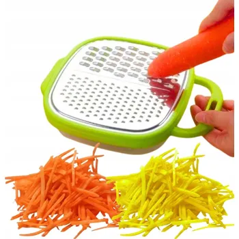 Struhadlo KUCHYŇSKÉ STRUHADLO S NÁDOBOU PRAKTICKÉ NA ZELENINY, SÝR, OVOCE, KULATÉ 2v1