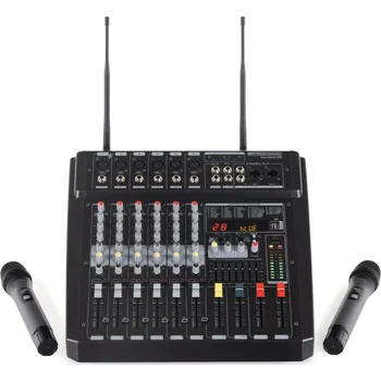 Mixážní pult Pronomic Powermake 600 powermix s bezdrátovými mikrofony