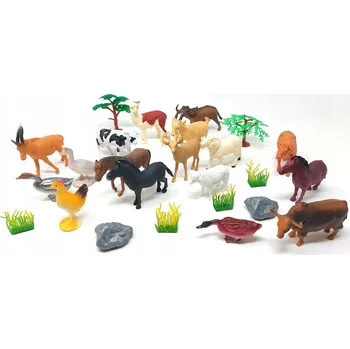 Figurka Domácí a hospodářská zvířata Velká sada Farma Figurky