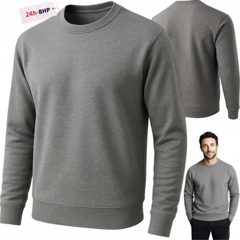 Pánská mikina Mikina PRACOVNÍ Tepláková ZATEPLENÁ BOZP Ochranná Šedá UNIVERZÁLNÍ ZIMNÍ Pánská