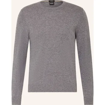 Pánská móda Boss Pánský Kašmírový Svetr Emigliore, šedá, S