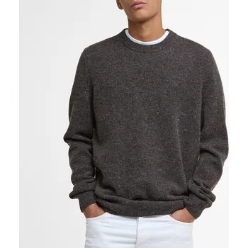 Pánský svetr Barbour Tainsbury Crew Neck Jumper — Dark Oak