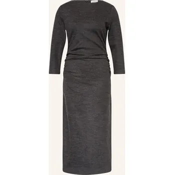 Dámské šaty Peserico Dámské Žerzejové Šaty S 3/4 Rukávem, tmavě šedá, 36