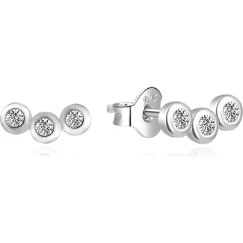 Náušnice AGATO Půvabné stříbrné náušnice se zirkony AGT-E101PW