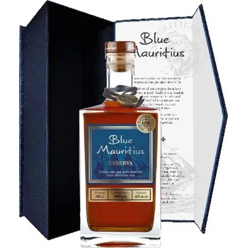 Rum Blue Mauricius Blue Mauritius RESERVA, LUX Gift Box, 40%, 0,7l