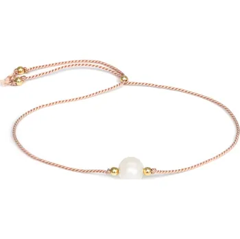 Náramek AGATO Šňůrkový náramek s perlami HE05R3G-LP