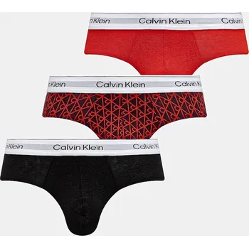 Spodní prádlo Calvin Klein Underwear 3-pack LV00NB4563 červená 33A, vel. S