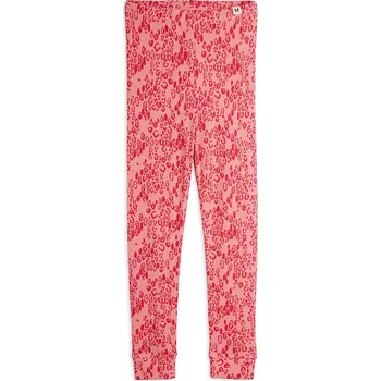 Dívčí legíny Dětské legíny Mini Rodini Mini leopard 1100029528 růžová 42X, vel. 92-98