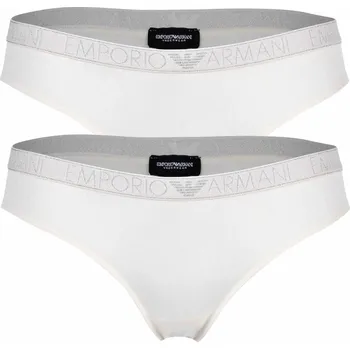 Kalhotky Dámské kalhotky 2PACK 163334 3F223 09210 ecru - Emporio Armani Velikost: M
