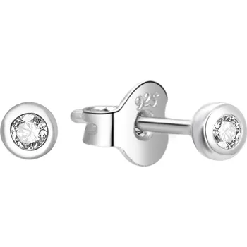 Náušnice AGATO Drobné stříbrné náušnice se zirkony AGUP3487