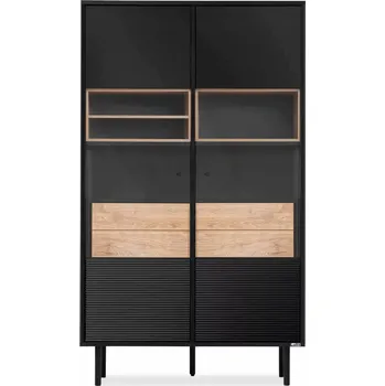 Knihovna VITRÍNA ČERNÝ DUB LOFT 175 LOFTY LOŽNICE