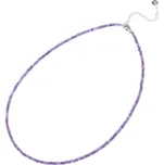 AGATO Minerální náhrdelník s ametystem POL-N03/47L