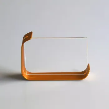 Diplom s kovovým rámem velký-zlatý (Skleněná plaketa - diplom, 215x140)