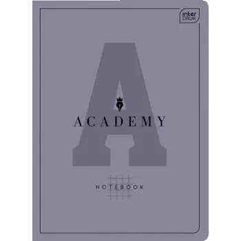 Sešit A4 ACADEMY, 60 listů, čtvereček, vícebarevný