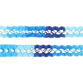 Dekorační girlanda na oslavu, modrá, 2x2,5 m