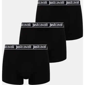 Boxerky Boxerky Just Cavalli 3-pack černá barva, 79OAJU02 CJUT2 79OAJU02.CJUT2 99X, vel. L