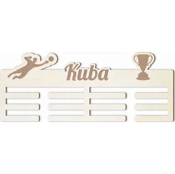 Věšák Věšák na medaile s trofejí fotbalový brankář