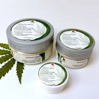 Tělový balzám libebit krém z bambuckého másla a konopného oleje MAXI balení