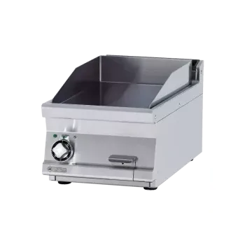 Kuchyňský gril RM GASTRO Grilovací deska 39x52 elektrická chromovaná hladká bez podestavby 400 V | RM - FTLT-74ETS