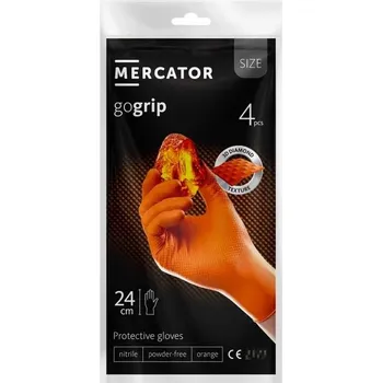 Pracovní oblečení Nitrilové rukavice oranžové GoGrip 4ks - XL