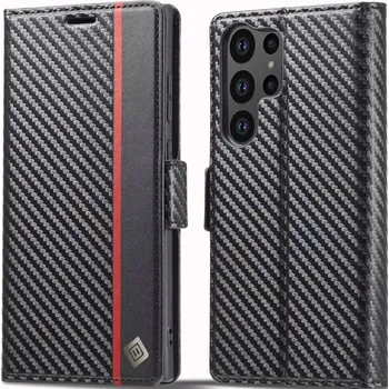 Pouzdro na mobilní telefon Flipové pouzdro ST pro Samsung Galaxy S24 Ultra, černé